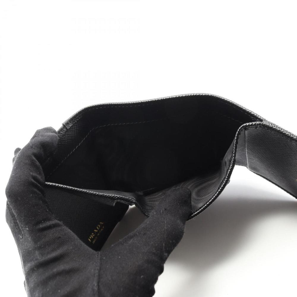 PRADA Black Leather Saffiano Wallet - Picture 7 of 7